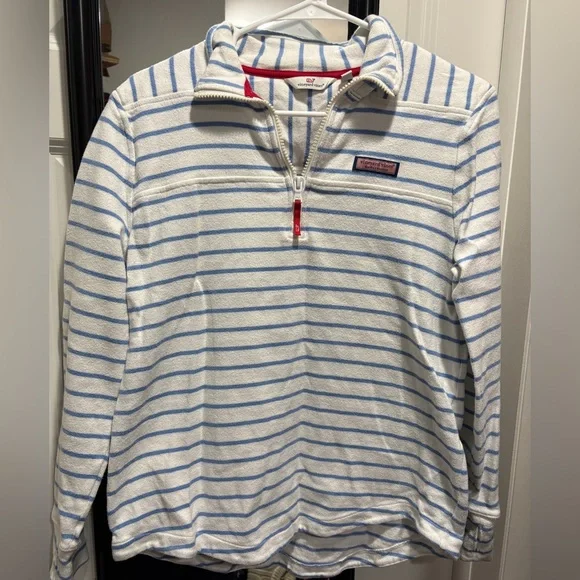 Striped Quarter-Zip Pullover - Vineyard Vines - Picture 1 of 4